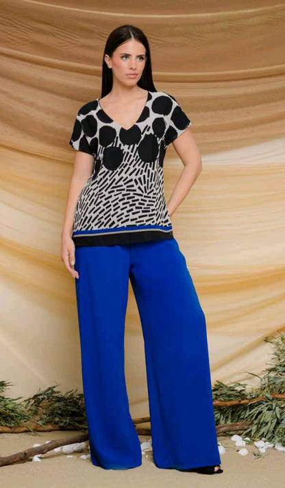 Pantalone Donna Taglie Forti a Palazzo Morbido